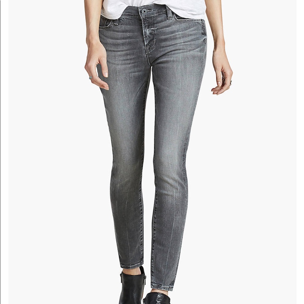 Lucky Brand “Brooke Skinny” gray/charcoal jeans